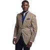imagePaul Fredrick Mens Microfiber Plaid Single Breasted Notch Lapel Sport Coat