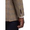 imagePaul Fredrick Mens Microfiber Plaid Single Breasted Notch Lapel Sport Coat