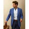 imagePaul Fredrick Mens Wool Plaid Single Breasted Peak Lapel Sport Coat