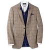 imagePaul Fredrick Mens Microfiber Plaid Single Breasted Notch Lapel Sport Coat