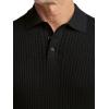 imagePaul Fredrick Mens Cotton Three Button PoloBlack