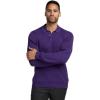 imagePaul Fredrick Mens Cotton Three Button PoloPurple