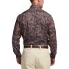 imagePaul Fredrick Mens Slim Fit Comfort Stretch NonIron Botanical Dress Shirt