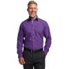 imagePaul Fredrick Mens Slim Fit Comfort Stretch NonIron Dot Dress Shirt