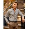 imagePaul Fredrick Mens Slim Fit Comfort Stretch NonIron Paisley Dress Shirt