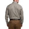imagePaul Fredrick Mens Slim Fit Comfort Stretch NonIron Paisley Dress Shirt