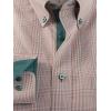 imagePaul Fredrick Mens Slim Fit Comfort Stretch NonIron Plaid Dress Shirt