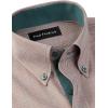imagePaul Fredrick Mens Slim Fit Comfort Stretch NonIron Plaid Dress Shirt