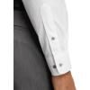 imagePaul Fredrick Mens Slim Fit Comfort Stretch NonIron Solid Dress ShirtWhiteGrey