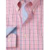 imagePaul Fredrick Mens Slim Fit Comfort Stretch NonIron Windowpane Dress Shirt