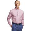imagePaul Fredrick Mens Slim Fit Comfort Stretch NonIron Windowpane Dress Shirt