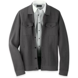 imagePaul Fredrick Mens Cotton Patch Pocket Shacket