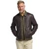 imagePaul Fredrick Mens Leather Color Block Jacket
