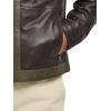imagePaul Fredrick Mens Leather Color Block Jacket