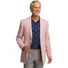 imagePaul Fredrick Mens Linen Blend Herringbone Notch Lapel Sport Coat
