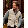 imagePaul Fredrick Mens Microsuede Check Reversible Vest