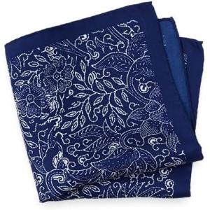 imagePaul Fredrick Mens Floral Silk Pocket Square