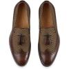 imagePaul Fredrick Mens Evan Tassel Loafer Brown Multi 13M