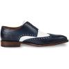 imagePaul Fredrick Mens Morris Derby NavyWhite 12M