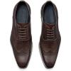 imagePaul Fredrick Mens Watson Oxford Dark Brown 10M