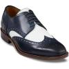imagePaul Fredrick Mens Morris Derby NavyWhite 12M