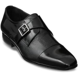 imagePaul Fredrick Mens Samuel MonkStrap Size 85 Medium Black