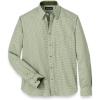 imagePaul Fredrick Mens Classic Fit Cotton Houndstooth Casual Shirt Green 4xl Tall SFU020L