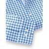 imagePaul Fredrick Mens Classic Fit NonIron Cotton Gingham Dress ShirtBlue