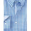 imagePaul Fredrick Mens Classic Fit NonIron Cotton Gingham Dress ShirtBlue