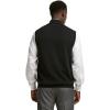 imagePaul Fredrick Mens Cotton Full Zip Mock Neck VestBlack