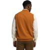 imagePaul Fredrick Mens Cotton Full Zip Mock Neck VestCognac
