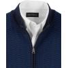 imagePaul Fredrick Mens Cotton Full Zip Mock Neck VestNavy