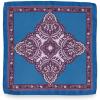 imagePaul Fredrick Mens Medallion Silk Pocket SquareBluePurple