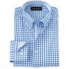 imagePaul Fredrick Mens Classic Fit NonIron Cotton Gingham Dress ShirtBlue