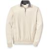 imagePaul Fredrick Mens Supima Cotton Zip Mock Neck SweaterIvory