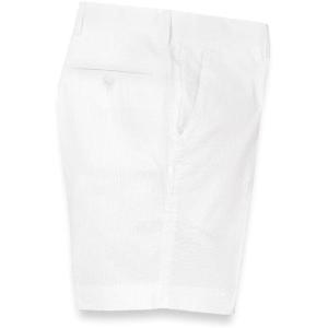 imagePaul Fredrick Mens Cotton Seersucker Flat Front ShortsWhite