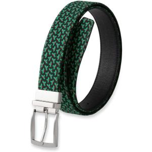imagePaul Fredrick Mens Holly Motif Reversible Belt