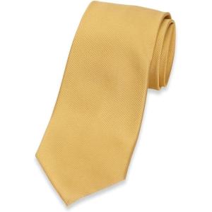 imagePaul Fredrick Mens Textured Solid Silk TieYellow