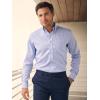imagePaul Fredrick Mens Classic Fit Comfort Stretch NonIron Gingham Dress Shirt