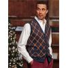 imagePaul Fredrick Mens Cotton Button Front VNeck Cardigan Vest