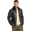 imagePaul Fredrick Mens Leather Bomber Shearling Jacket
