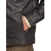 imagePaul Fredrick Mens Leather Bomber Shearling Jacket
