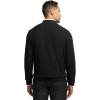 imagePaul Fredrick Mens Silk Cotton Cashmere Quarter Zip Mock Neck SweaterBlack