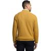 imagePaul Fredrick Mens Silk Cotton Cashmere Quarter Zip Mock Neck SweaterGold