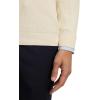 imagePaul Fredrick Mens Silk Cotton Cashmere Quarter Zip Mock Neck SweaterIvory