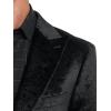 imagePaul Fredrick Mens Velvet Paisley Single Breasted Peak Lapel Sport Coat