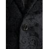 imagePaul Fredrick Mens Velvet Paisley Single Breasted Peak Lapel Sport Coat