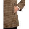 imagePaul Fredrick Mens Wool Blend Houndstooth Carcoat