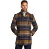 imagePaul Fredrick Mens Wool Blend Plaid Carcoat