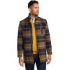 imagePaul Fredrick Mens Wool Blend Plaid Carcoat